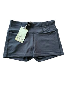 NWT prAna Lolita Shorts Charcoal Black Size S Made In USA